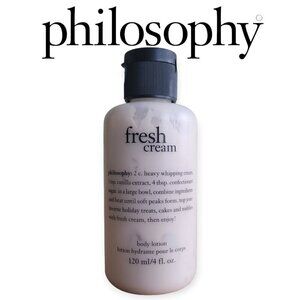 Philosophy Fresh Cream Lotion 4oz New